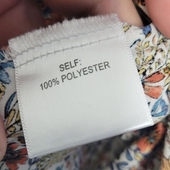 Rose + Olive all over print floral short sleeve plus size casual top size 3x - Picture 5 of 7